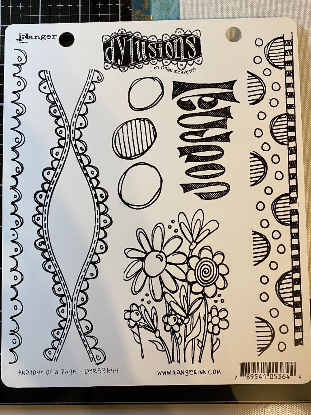 Dylusions Stamp Set: DYR53644-Anatomy of a Page